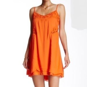 Sanctuary Ivy Crochet Trim Dress